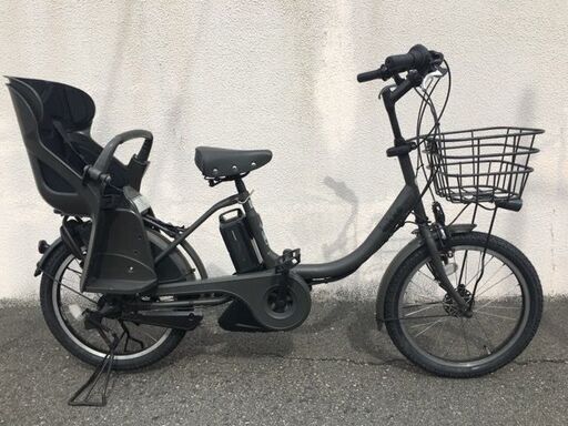 地域限定送料無料　ブリヂストン　ビッケ　BIKKE　8,7AH　子供乗せ　グレー　ラフィーニ　ギュット　神戸市　電動自転車