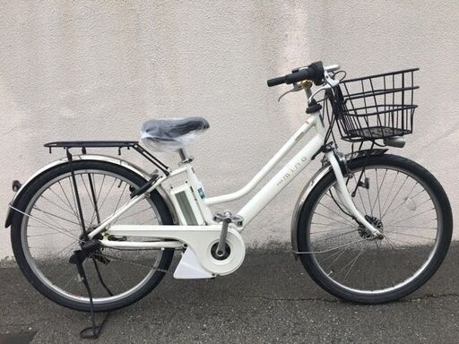 地域限定送料無料　ヤマハ　パス　ミナ　新基準　8,7AH　白　アシスタ　ビビ　神戸市　電動自転車