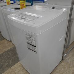 TOSHIBA 全自動洗濯機 ステンレス槽 4.5kg 2018年製 