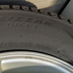 (美品)ブリジストン  BLIZZAK  175  80R  15  スタッドレスタイヤ