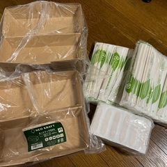 【終了】新品未使用　使い捨てサンドイッチ、ホットドッグ箱box ...