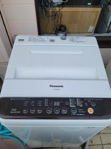 【新春SELA】Panasonic　7kg洗濯機　NA-F70PB9　中古　リサイクルショップ宮崎屋住吉店　22.4.6K