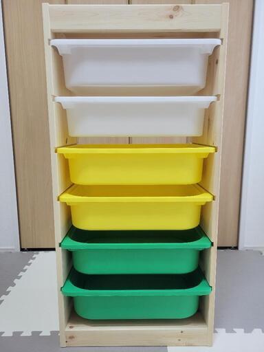 IKEA　トロファストフレーム、収納ボックス