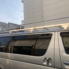 ハイエースキャリアステンレス