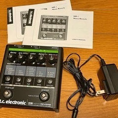 値下げ』t.c.electronic リバーブ エフェクター(美品)取説・箱付き