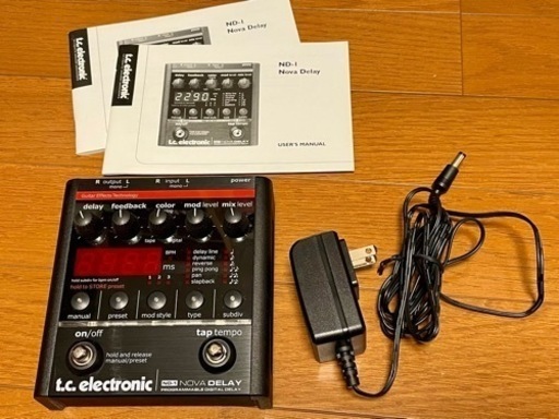値下げ』t.c.electronic ディレイ エフェクター(美品)取説・箱付き www