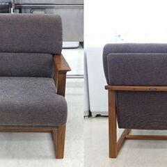 千歳市/恵庭市 近郊配送/引取限定 karimoku/カリモク家具 ダイニングセット(ベンチソファ 1P:CS62 3P:WS62/WT41 テーブル:DU48) 布地