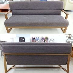 千歳市/恵庭市 近郊配送/引取限定 karimoku/カリモク家具 ダイニングセット(ベンチソファ 1P:CS62 3P:WS62/WT41 テーブル:DU48) 布地