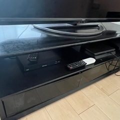 テレビのみ取引予定］テレビ、テレビ台
