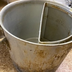 中古寸胴鍋約44cmスープ出汁とりカゴ付き