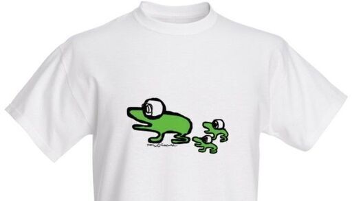 ファニーなカエルTシャツいかが【店頭で買えないオリジナルデザイン・新品】 - 札幌市