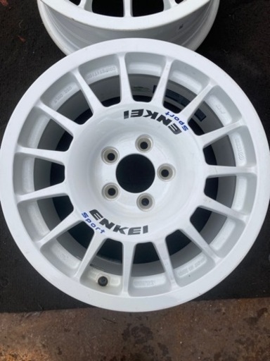 激レア中古品！ENKEI sport エンケイ スポーツ　100-5h 15インチ7J+50 2個セット　インプレッサ　レガシー 激レア新古品！ENKEI sport エンケイ スポーツ 100-5h 15インチ7J+50 2
