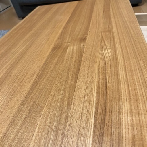無印良品　木製ローテーブル　タモ材