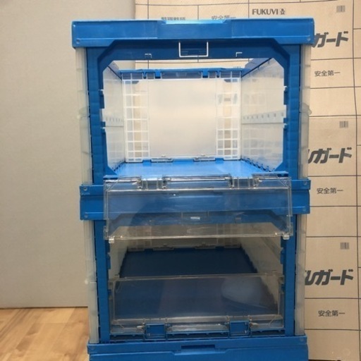 折りたたみコンテナ　5セット P55B-S SANKO