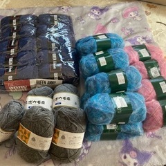 ウール　毛糸多量　未使用品