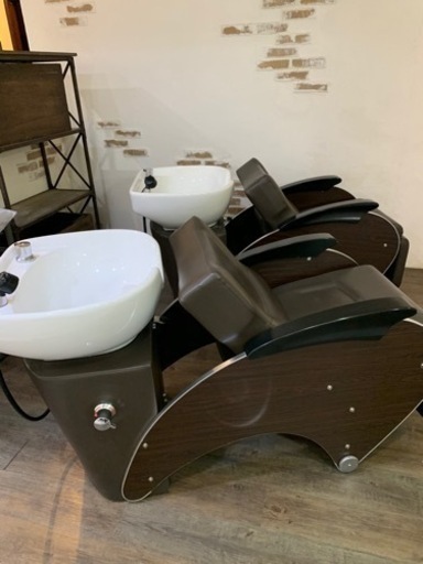 シャンプー台　2台　フルフラット