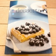 レシピ本「desserts」