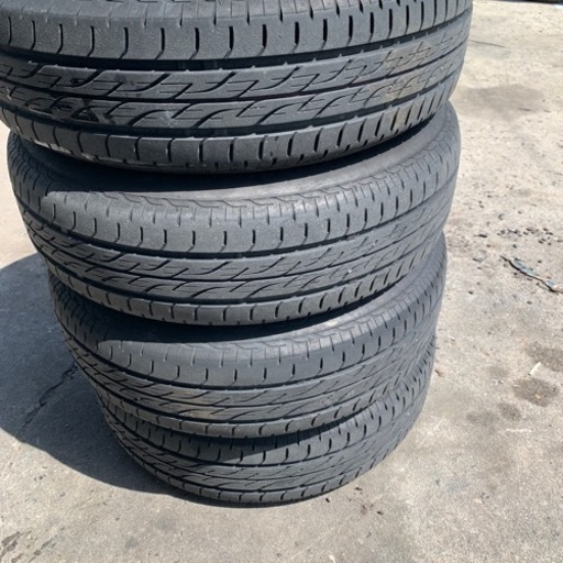 155/70R13夏タイヤアルミ4本セット