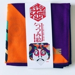 歌舞伎相撲柄の箸ハンカチセット