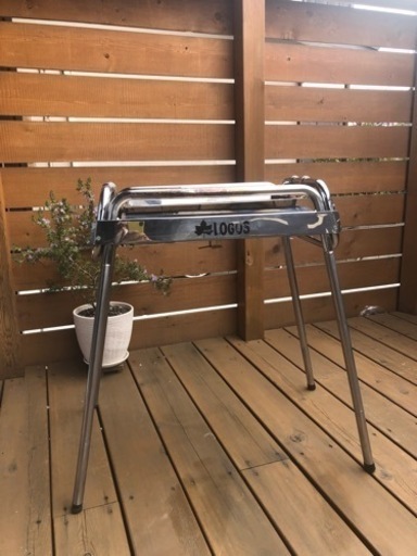 （お値下げ中）BBQコンロセット　収納バック　新品網　鉄板付
