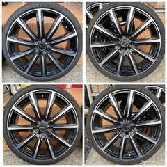 19インチ PCD100 プリウス 等 バリ溝