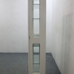コレクションケース キュリオケース 幅450×高さ1500㎜ ホワイト ガラス 