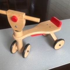木製　子供用三輪車