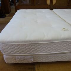 【愛品倶楽部柏店】キングスダウン(KINGSDOWN)　セミダブル ダブルクッションベッド インシグニア2　在庫2台