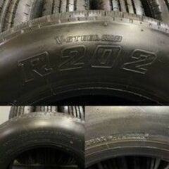 新車外し 2021年製 BS V-STEEL RIB R202 205/80R17.5 120/118L LT