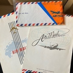 Air mail 封筒便箋セット　手紙