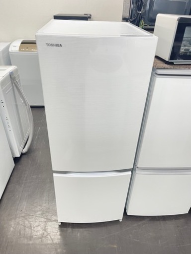 2ドア冷蔵庫 153L 2018年製 TOSHIBA  GR-M15BS ホワイト 100L