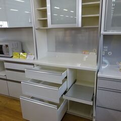 パモウナ(Pamouna)　2枚スライド扉キッチンボード【愛品倶楽部柏店】