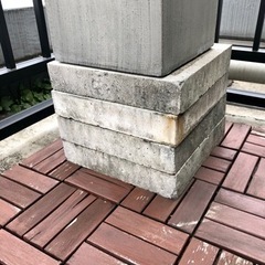コンクリート平板　パラソル土台　20kg×4個