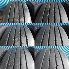  ブリヂストン Ecopia R214　205/85R16 117/115L LT　6本 7～8分溝4本と6～7分溝2本