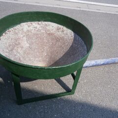 ☆中古品 モルタルポンプ 川機械工業 トーケン KR-100型 100V ホッパー