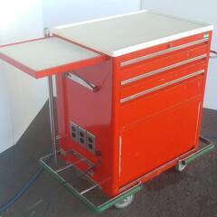 【ジモ取引終了10/8】≪y178ジ 1002-02≫美品 動OK カート 工具入れ キャビネット コンセント付 業務 ジモ取引終了10/8】≪y178ジ 1002-02≫美品 動OK カート 工具入れ