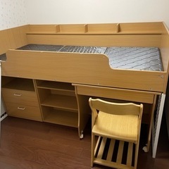 もう一度値下げします。ニトリ  システムベッド  子供用