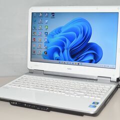 中古ノートパソコン 最新Windows11+office 大容量HDD640GB NEC LL550/Ｗ core i3/4GB/DVDマルチ/15.6インチ/HDMI/無線/テンキー/便利ソフト 中古ノートパソコン 最新Windows11+office 大容量HDD640GB NEC LL550