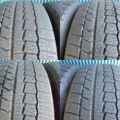 ダンロップ　WINTER MAXX WM02　225/45R18　4本　8～9分溝