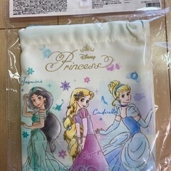 巾着　ディズニープリンセス　大のみ