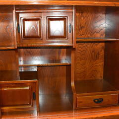 ふ124 フェスティノFESTINO ドライヤー軽量ツヤ髪-【ヤ取終了10/26】≪y183ジ 1010-05≫美品 2段 茶箪笥/たんす/箪笥 木製/欅/ケヤキ 高級 和 居間/リビング/台所 家具/食器棚/飾り棚