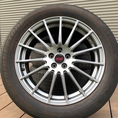 取引終了】スバルフォレスター 18インチSTIアルミホイール4本