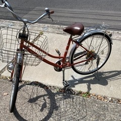 【決まりました】自転車　オレンジ　２6インチ