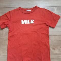 MILK レディースTシャツ　ミルク