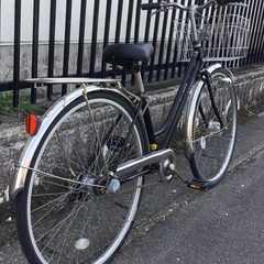 整備・良品＞シティサイクル・27インチ自転車・内装3段変速・LEDライト 