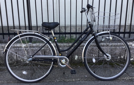 ＜整備・良品＞シティサイクル・27インチ自転車・内装3段変速・LEDライト・洗車済・不要自転車無料引取り有