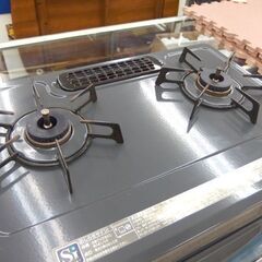 LPガス ガステーブル 2018年製 幅56cm リンナイ ガスコンロ 右強火