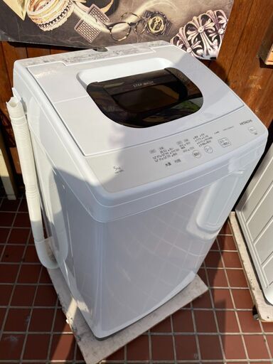 【リサイクル市場エコ伊川谷】HITACHIの2021年製5.0kg洗濯機です!【取りに来られる方限定】