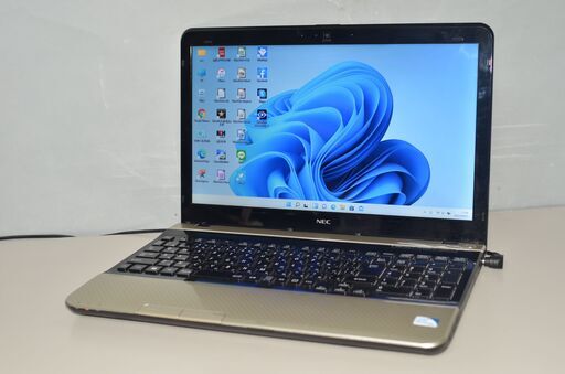 最新Windows11+office 大容量HDD750GB NEC LS150/J Pentium-B980/メモリ4GB/USB3.0/WEBカメラ/HDMI/無線/テンキー/カメラ/便利なソフト多数