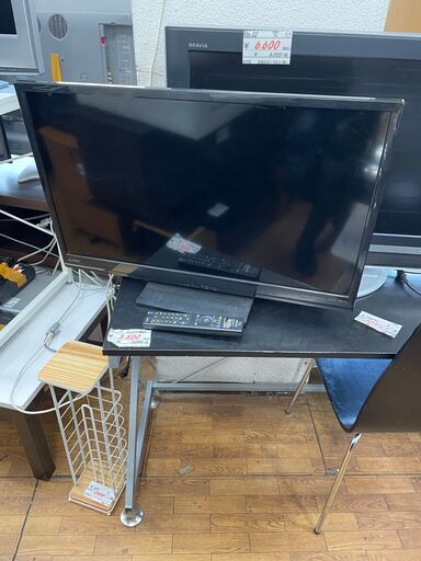 リサイクルショップどりーむ鹿大前店　No５４１　テレビ　液晶テレビ　３２型　2018年製　動作確認OK　中古　三菱